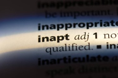 bir sözlükte uygun bir kelime değil. uygun konsept.