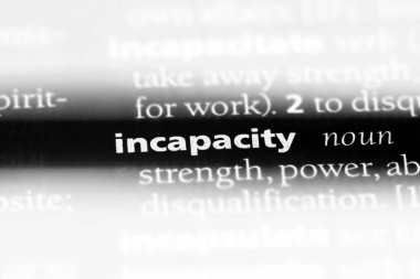 iş göremezlik Word'de bir sözlük. iş göremezlik kavramı.