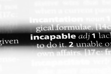 bir sözlüğü'ndeki aciz sözcüğü. aciz kavramı.