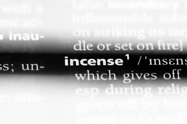 bir sözlüğü'ndeki sözcüğü tütsü. tütsü kavramı.