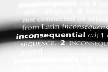 önemsiz kelime sözlüğe. önemsiz kavramı.