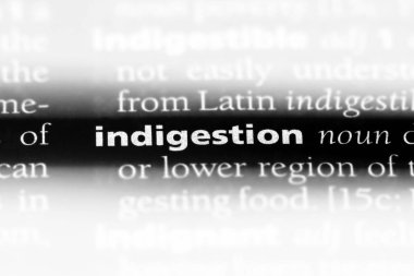 hazımsızlık Word'de bir sözlük. hazımsızlık kavramı.