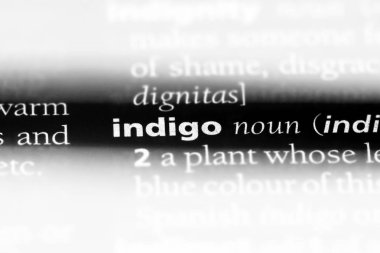 Indigo tek kelimeyle bir sözlük. Indigo kavramı.
