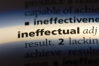 etkisiz sözcük sözlüğe. etkisiz kavramı.