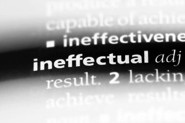 etkisiz sözcük sözlüğe. etkisiz kavramı.