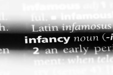 bebeklik Word'de bir sözlük. bebeklik kavramı.