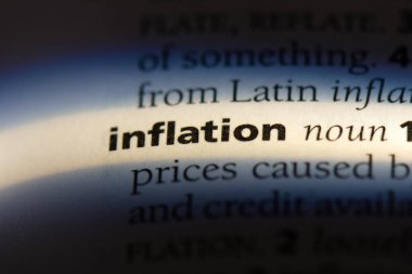 enflasyon Word'de bir sözlük. enflasyon kavramı.