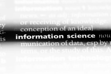 bilgi bilim Word'de bir sözlük. bilgi kavramı.