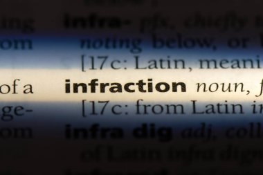 kural ihlali Word'de bir sözlük. kural ihlali kavramı.