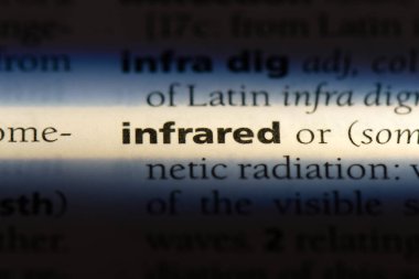 Kızılötesi tek kelimeyle bir sözlük. Kızılötesi kavramı.