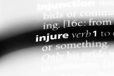 bir sözlüğü'ndeki sözcüğü yaralama. kavram yaralama.