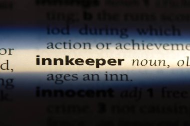 hancı Word'de bir sözlük. hancı kavramı.