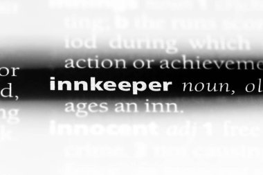 hancı Word'de bir sözlük. hancı kavramı.