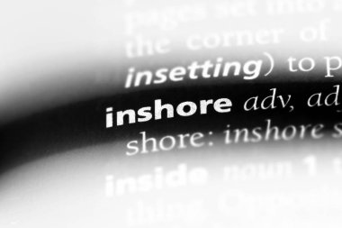 bir sözlüğü'ndeki inshore sözcüğü. inshore kavramı.