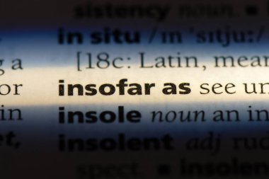 ölçüde bir sözlük kelime olarak. kavram olarak kadarıyla.