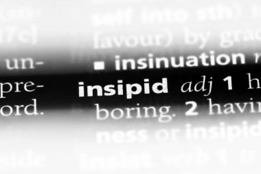 bir sözlüğü'ndeki yavan sözcüğü. yavan kavramı.