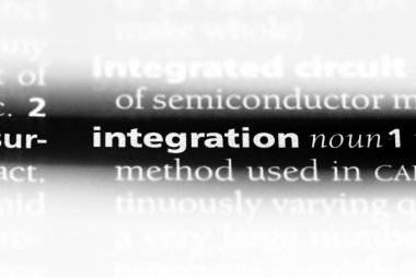 entegrasyon Word'de bir sözlük. entegrasyon kavramı.