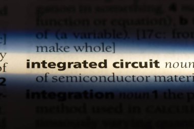 entegre devre Word'de bir sözlük. entegre devre kavramı.