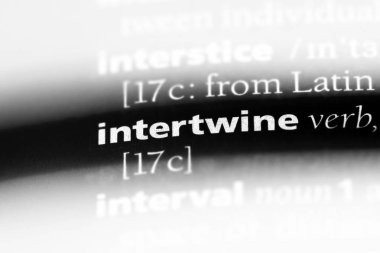 bir sözlüğü'ndeki sözcüğü iç içe. Konsept iç içe.