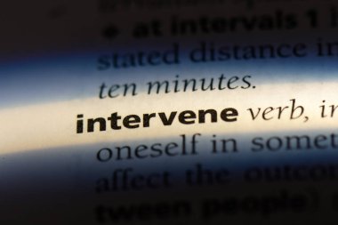 bir sözlüğü'ndeki sözcüğü müdahale. kavram müdahale.