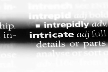 karmaşık tek kelimeyle bir sözlük. karmaşık kavramı.