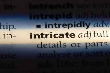 karmaşık tek kelimeyle bir sözlük. karmaşık kavramı.