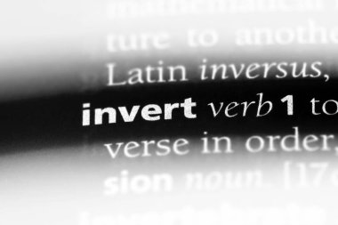 bir sözlüğü'ndeki sözcüğü tersine çevirin. Ters Çevir'i kavramı.