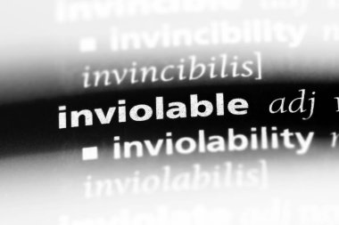 bir sözlüğü'ndeki dokunulmaz sözcüğü. dokunulmaz kavramı.
