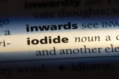 iyodür Word'de bir sözlük. iyodür kavramı.