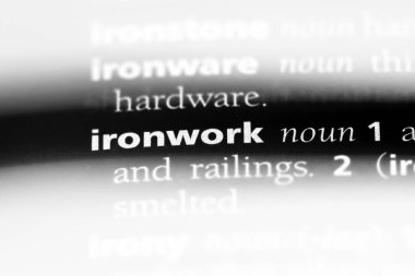 Demir iskelet Word'de bir sözlük. Demir iskelet kavramı.