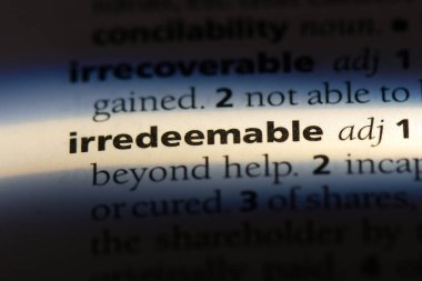 bir sözlüğü'ndeki karşılanamaz sözcüğü. karşılanamaz kavramı.