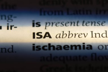 ISA Word'de bir sözlük. ISA kavramı.