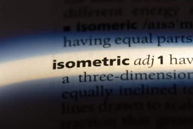 izometrik kelimesi sözlük. izometrik kavramı.