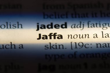 Jaffa Word'de bir sözlük. Jaffa kavramı.