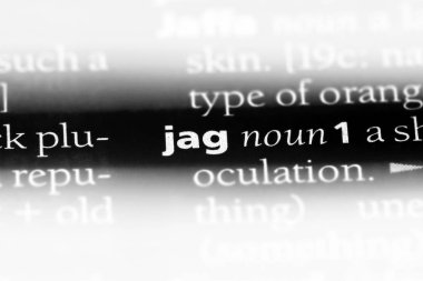 bir sözlüğü'ndeki sözcüğü jag. Jaguar konsept.