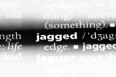 bir sözlüğü'ndeki pürüzlü sözcüğü. pürüzlü kavramı.