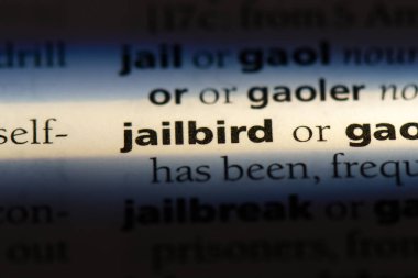 Hapishane kuşu Word'de bir sözlük. Hapishane kuşu kavramı.