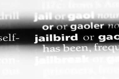 Hapishane kuşu Word'de bir sözlük. Hapishane kuşu kavramı.