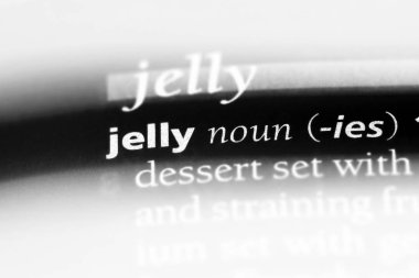 bir sözlüğü'ndeki sözcüğü jöle. jöle kavramı.