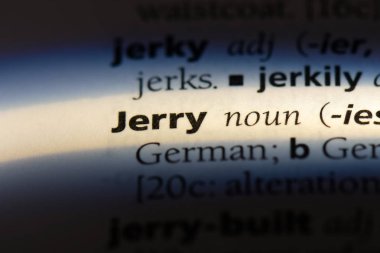 Jerry Word'de bir sözlük. Jerry kavramı.