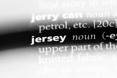 Jersey Word'de bir sözlük. Jersey kavramı.
