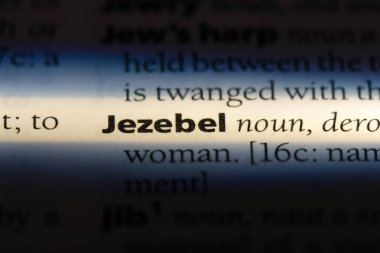 Jezebel Word'de bir sözlük. Jezebel kavramı.
