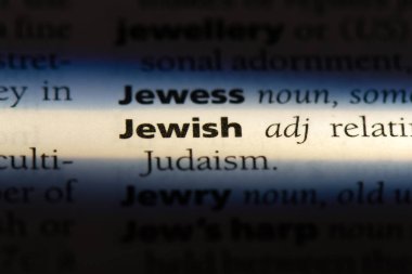 bir sözlüğü'ndeki Yahudi sözcüğü. Yahudi kavramı.