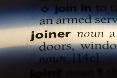 bir sözlüğü'ndeki Joiner sözcüğü. marangoz kavramı.