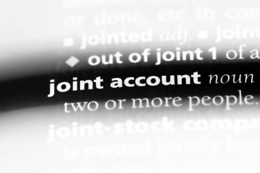 ortak hesap Word'de bir sözlük. ortak hesap kavramı.