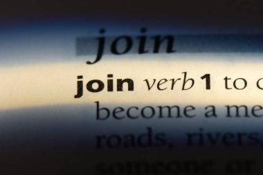 sözcük sözlükte katılın. birleştirme kavramı.