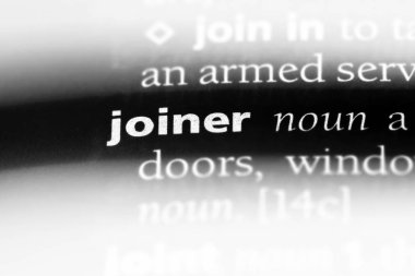 bir sözlüğü'ndeki Joiner sözcüğü. marangoz kavramı.