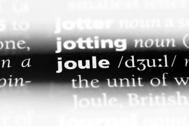 bir sözlük Joule Word'de. Joule kavramı.