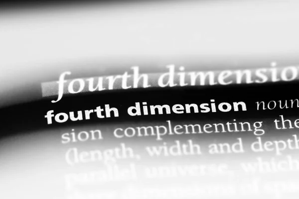 fourth dimension word in a dictionary. fourth dimension concept