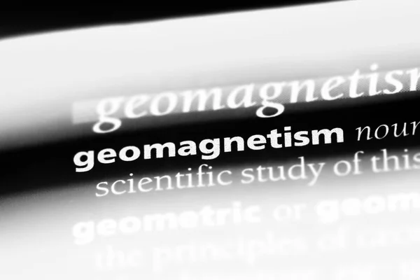 Geomagnetism Szó Szótárba Geomagnetism Koncepció — Stock Fotó